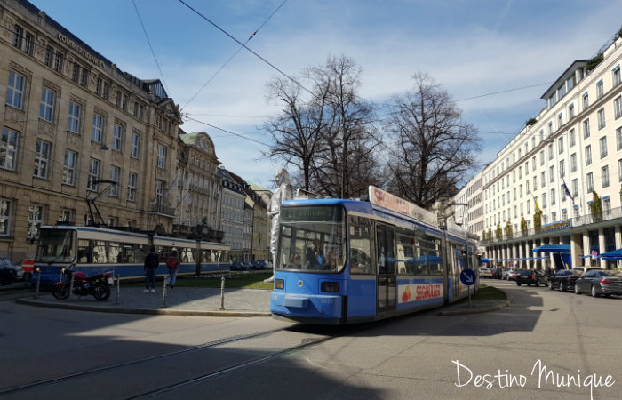 Transporte-Munique-Bonde-Tram