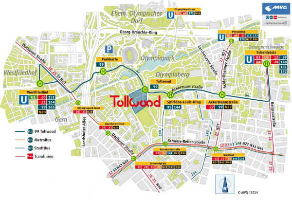 Tollwood-Mapa