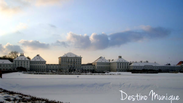 Nymphenburg-Munique-Alemanha-Neve